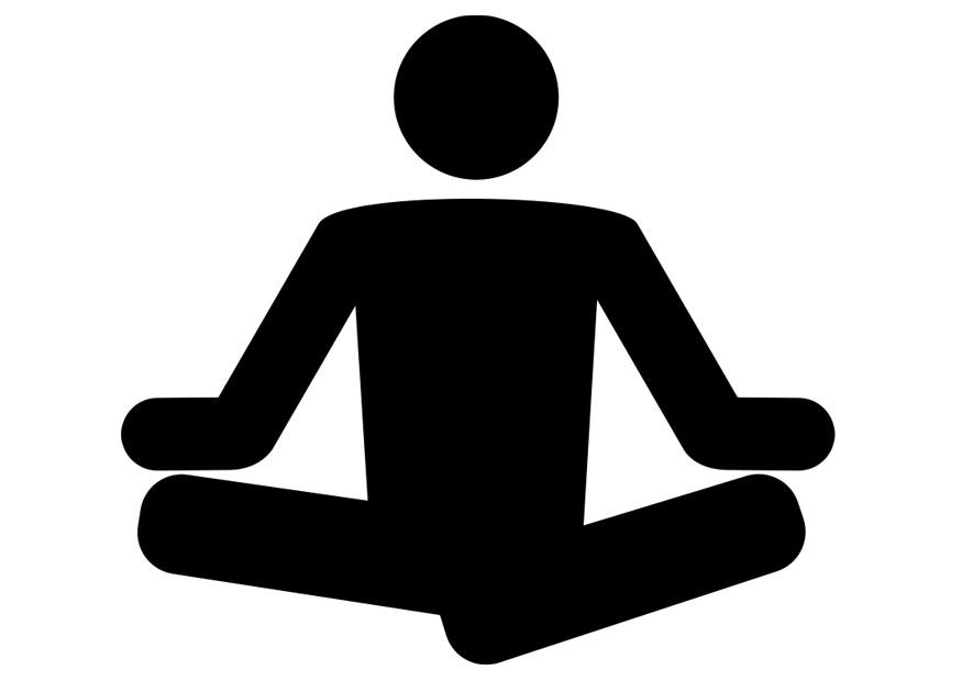 Målarbild yoga