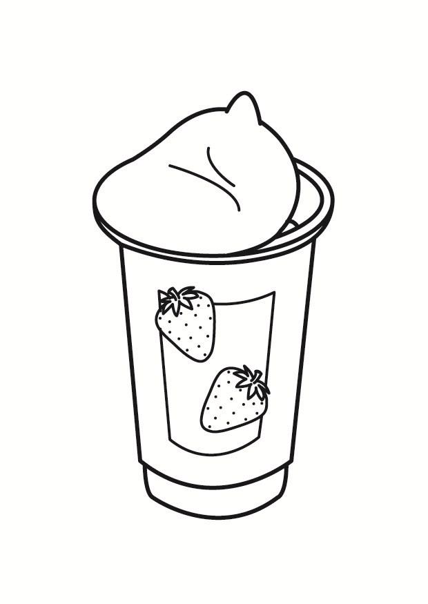 yoghurt Målarbild yoghurt