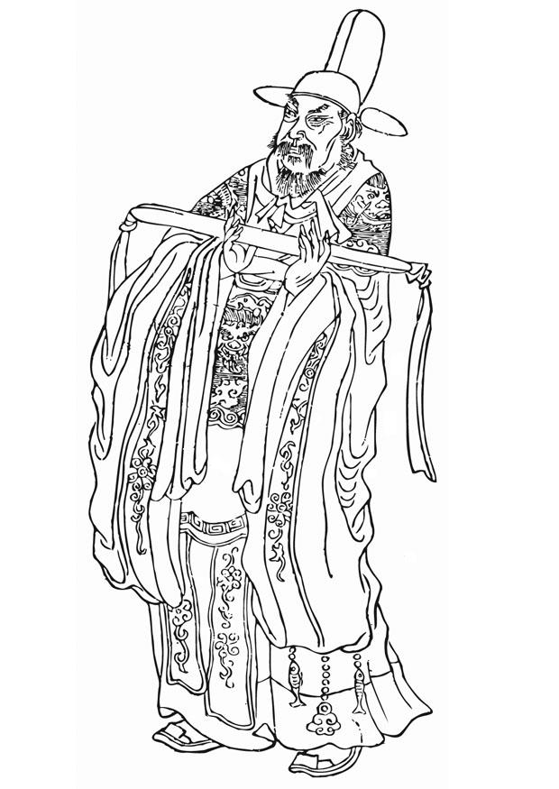 zhang xun Målarbild zhang xun