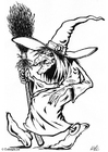 Målarbild 02 häxa