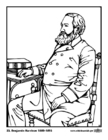 Målarbild 23 benjamin harrison
