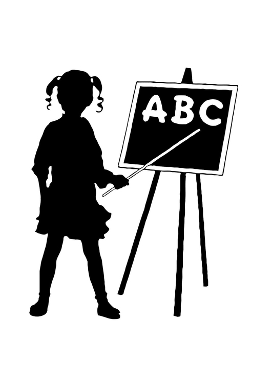 Målarbild ABC