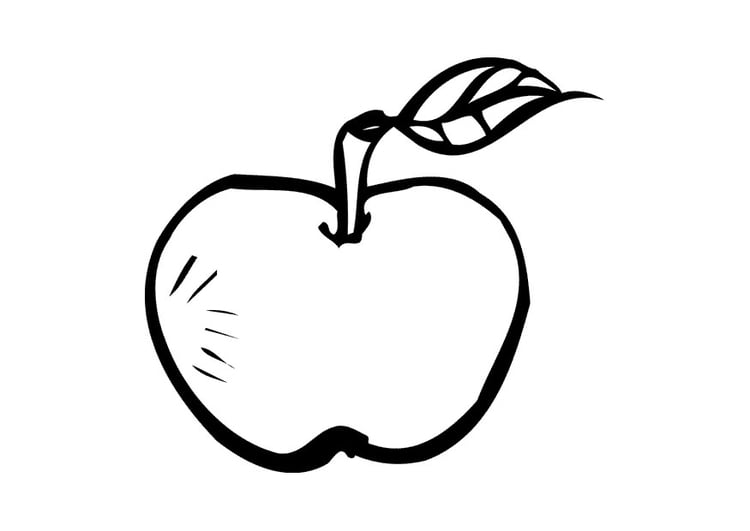 Målarbild Ã¤pple