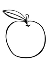 F�rgl�ggningsbilder äpple