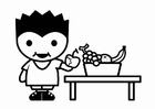 äta frukt