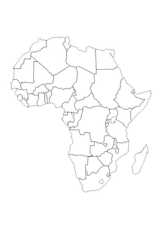 Målarbild Afrika