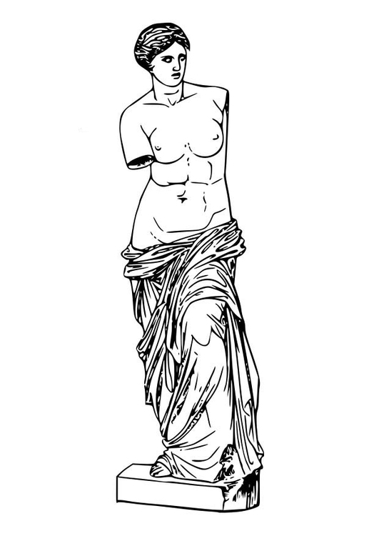 Målarbild Afrodite