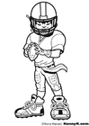 malarbild American Football