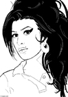 malarbild Amy Winehouse