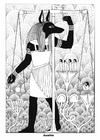 malarbild Anubis