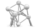 F�rgl�ggningsbilder Atomium - Belgien