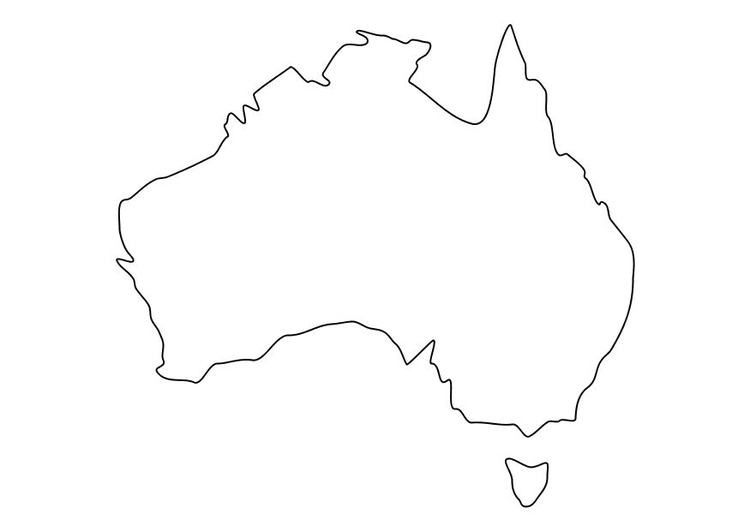 Målarbild Australien