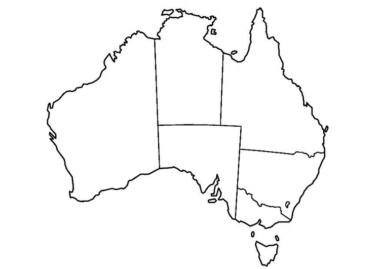 Målarbild Australien
