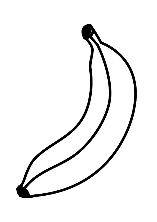 Målarbild banan