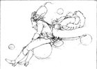 malarbild Baron von Munchhausen
