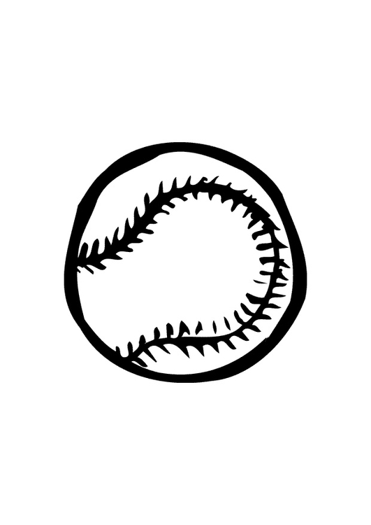 Målarbild baseball