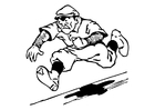 Målarbild baseball homerun