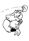 malarbild baseball lyra