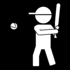 Målarbild baseball