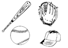 F�rgl�ggningsbilder baseboll