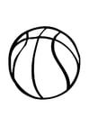 Målarbild basketboll