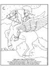 Målarbild Bellerofon och Pegasus
