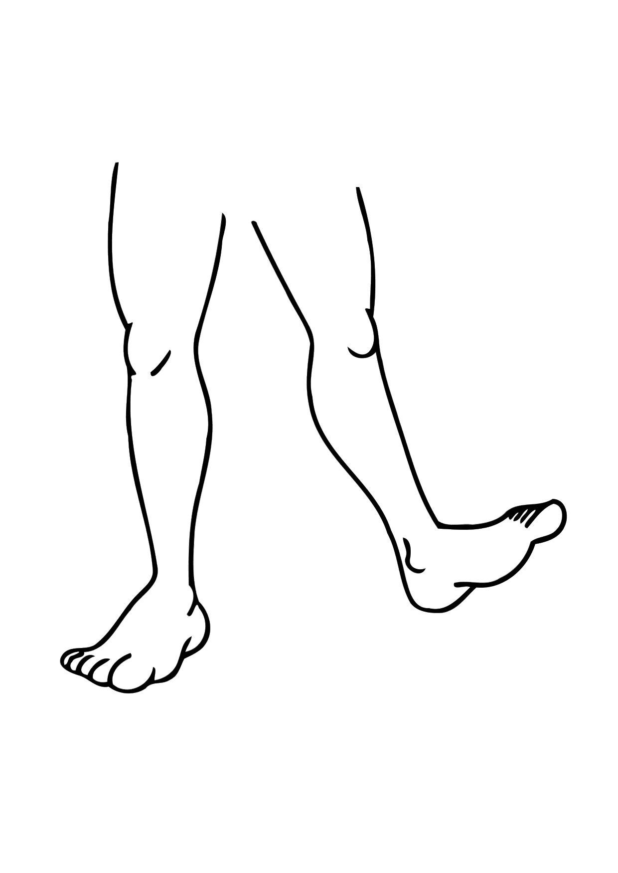 Målarbild ben