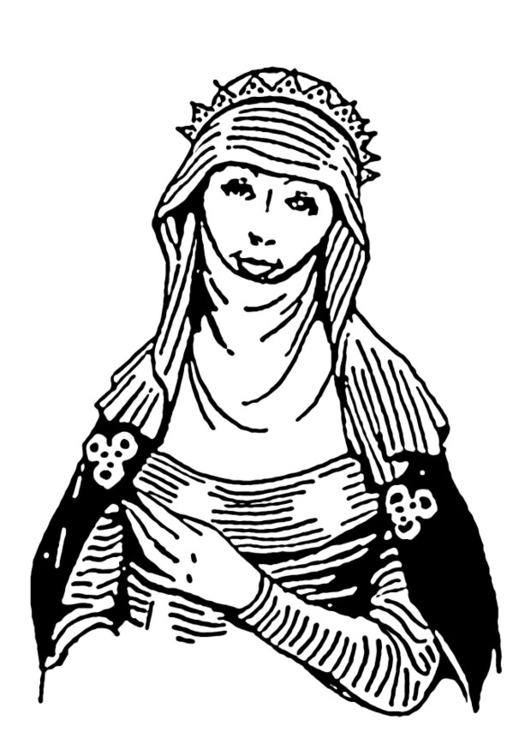 Målarbild berberkvinna