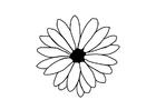 malarbild blomma
