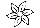 malarbild blomma