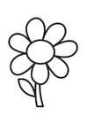 malarbild blomma