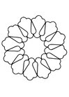 malarbild blomma