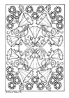malarbild blommor