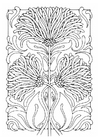malarbild blommor