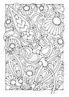 malarbild blommor