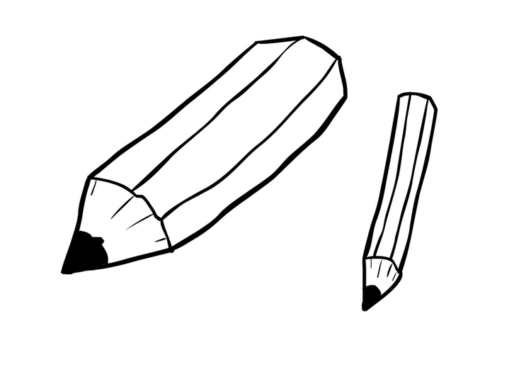 Målarbild blyertspenna