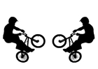 malarbild BMX