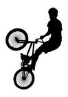 Målarbild bmx