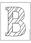 F�rgl�ggningsbilder bokstaven B