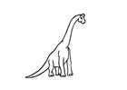 F�rgl�ggningsbilder brachiosaurus