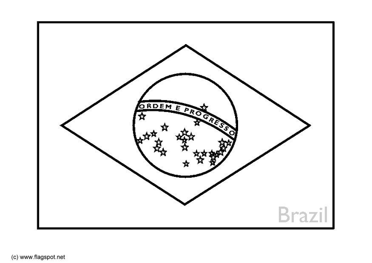 Målarbild Brasilien