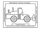 F�rgl�ggningsbilder Bulldozer eller bandschaktare