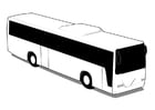 Målarbild buss
