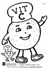 Målarbild c-vitamin