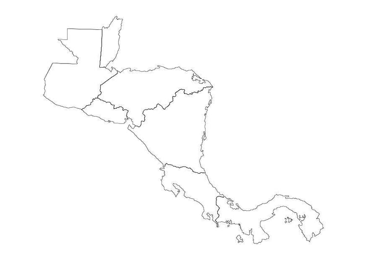 Målarbild Centralamerika