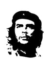 F�rgl�ggningsbilder Che Guevara