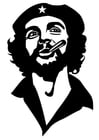 F�rgl�ggningsbilder Che Guevara