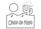 Målarbild Cinco de Mayo - femte maj