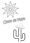 Målarbild Cinco de Mayo