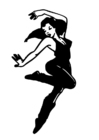 F�rgl�ggningsbilder dansande flicka
